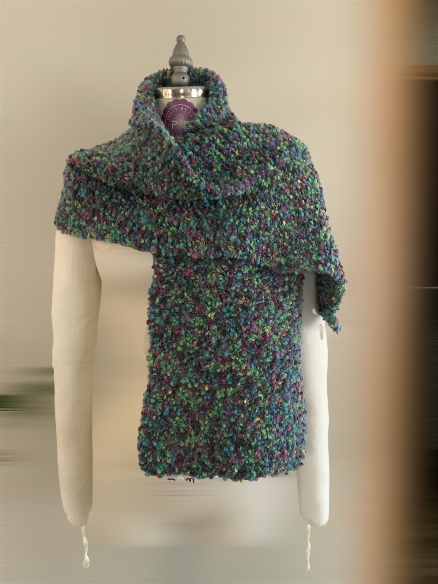 Hand Knit Bulky Scarf