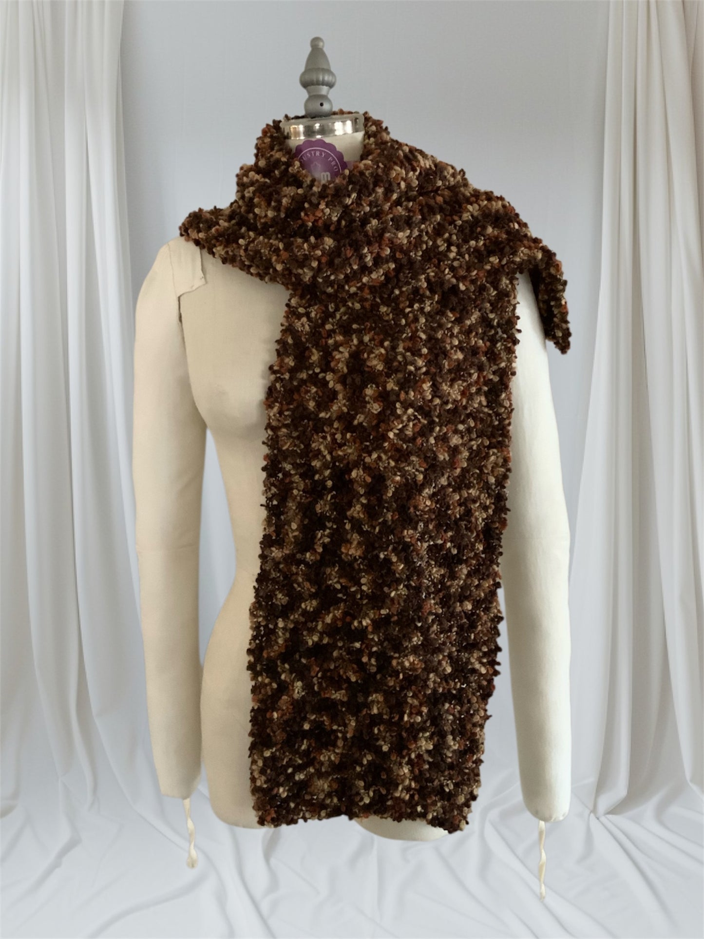 Hand Knit Bulky Scarf