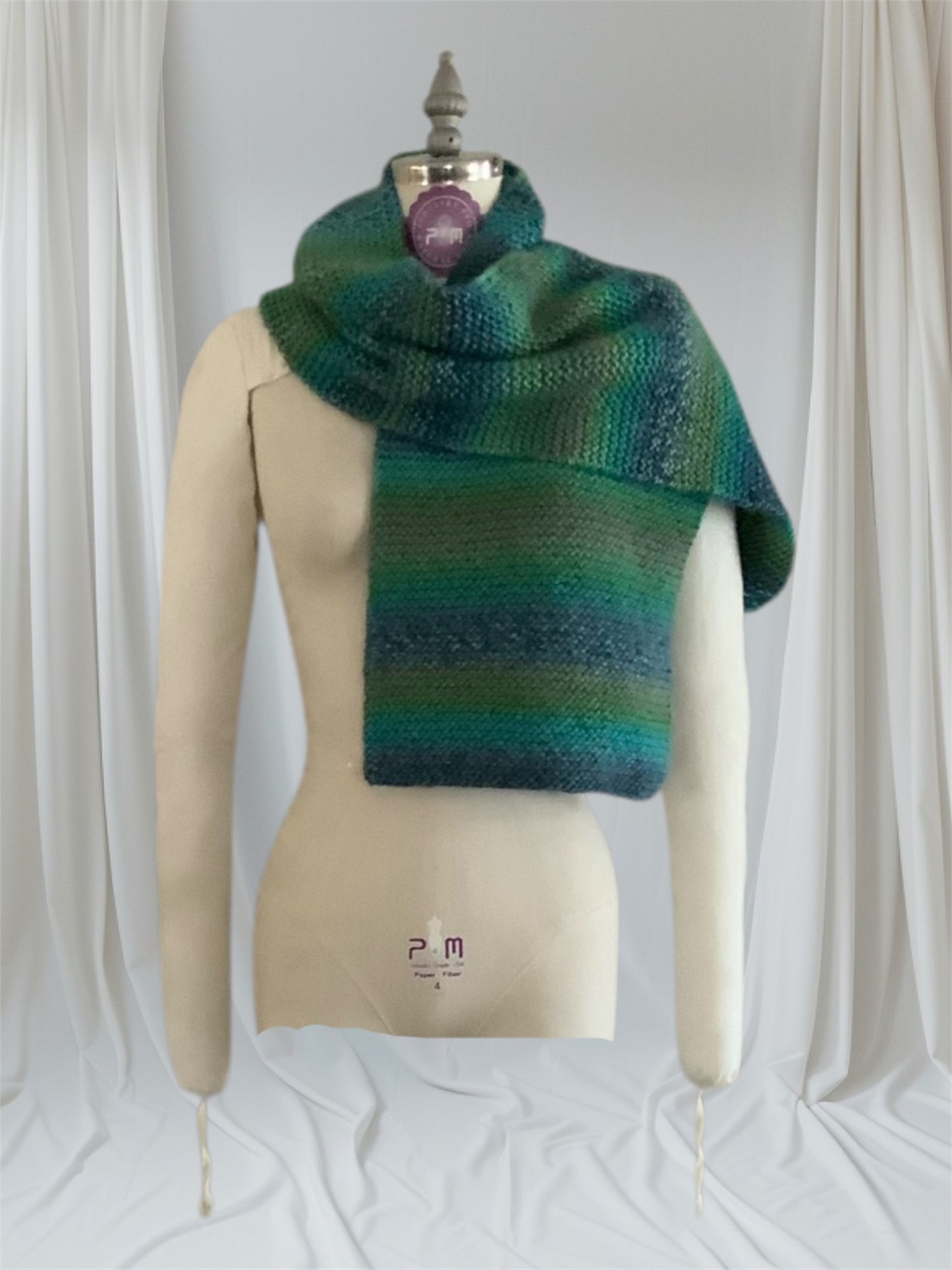 Hand Knit Bulky Scarf